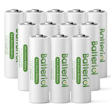 Lithium Batteries AA 12 Pack, Double A Batteries 3000mAh 1.5V Long Lasting for Blink Camera, Flashlight, Video Doorbell, Toys, Remote Control, Non-rechargeable