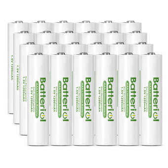 AAA Lithium Batteries 24 Pack, Triple A Batteries Lithium 1.5V Long-lasting Leak-proof Design for Flashlight, Camera, Remote Control, Doorbells, Headlamps, 10-year Shelf Life