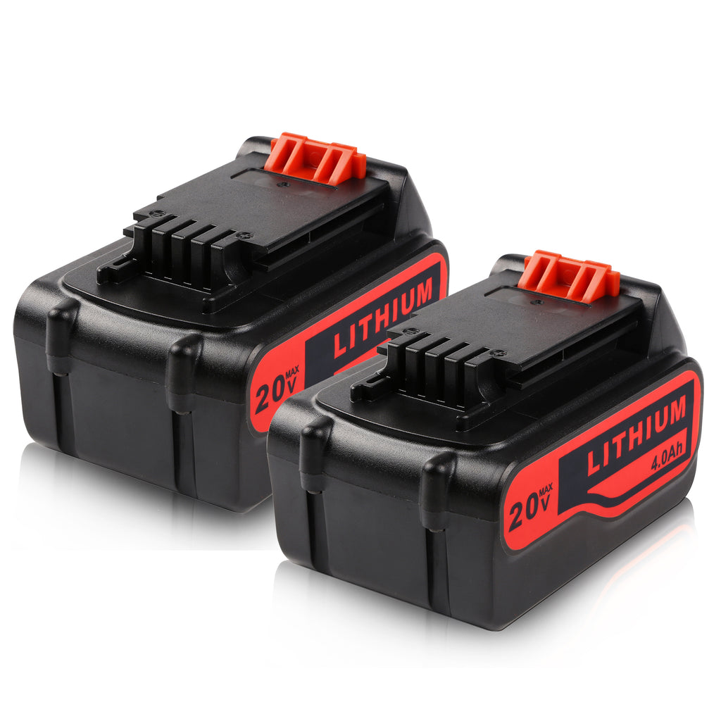 2 Pack 20V Battery 3.0Ah for Black+Decker 20V Max Lithium Battery LBXR20  LB20 US